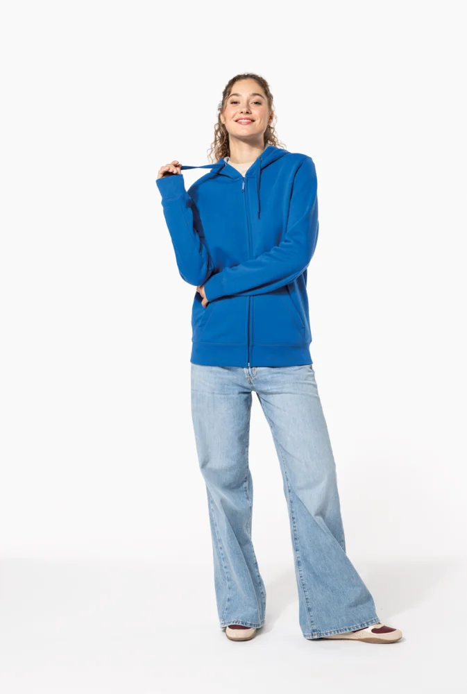 Schwere Kapuzen Sweatjacke