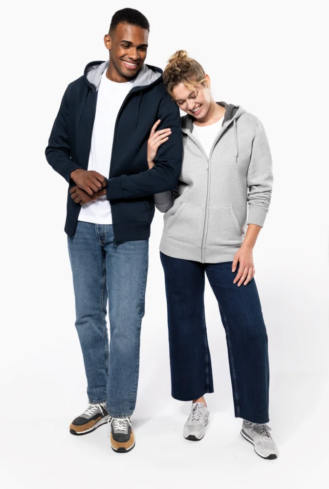 Schwere Kapuzen Sweatjacke