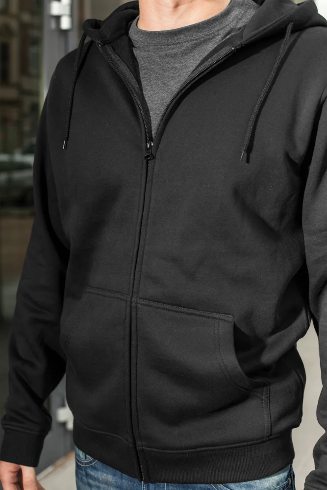 Heavy Hooded Sweat Jacket