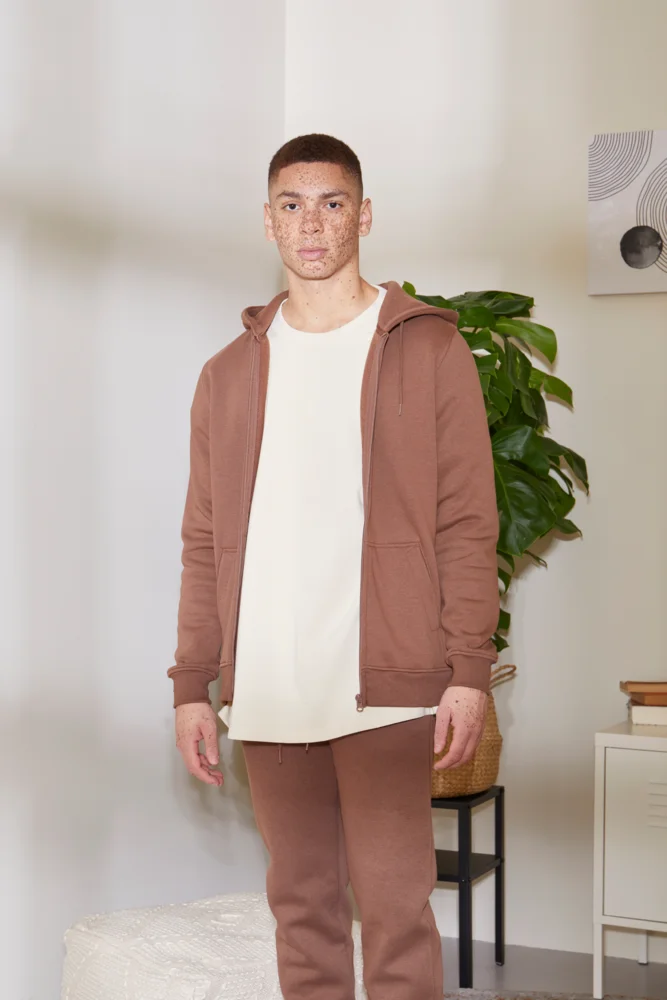 Heavy Hooded Sweat Jacket