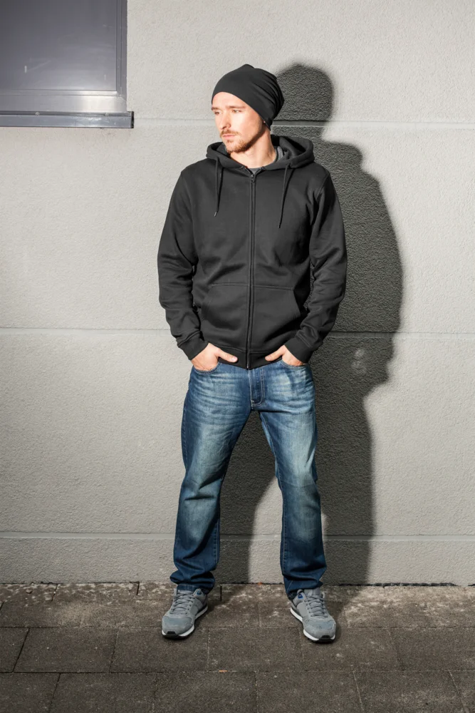 Heavy Hooded Sweat Jacket