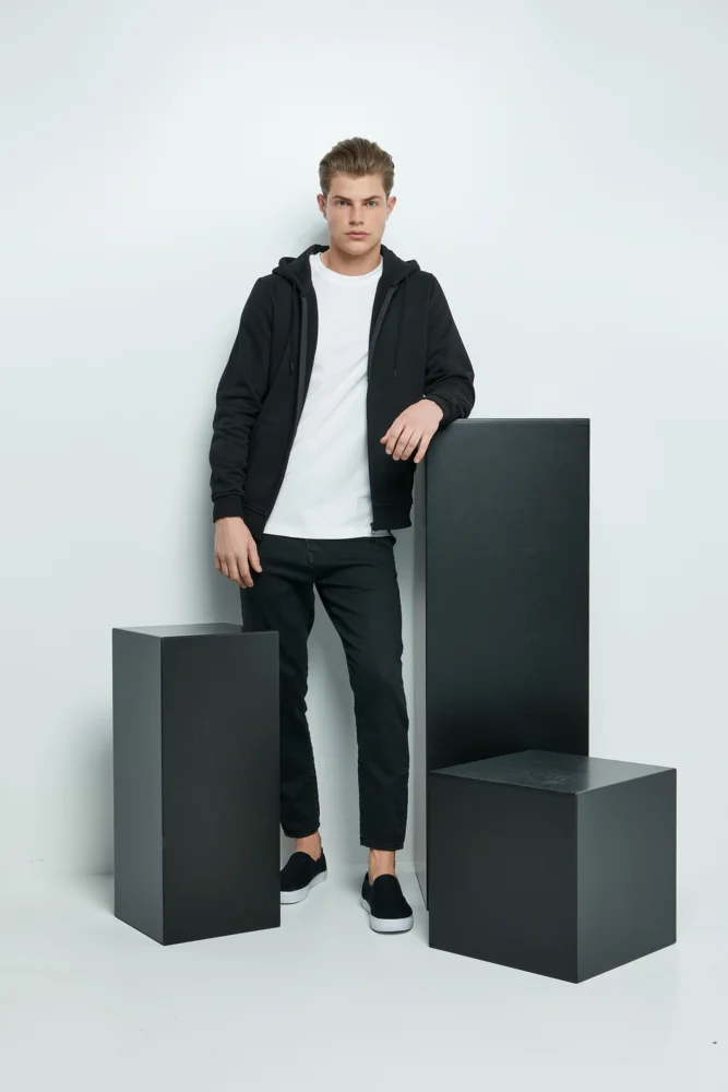 Heavy Hooded Sweat Jacket