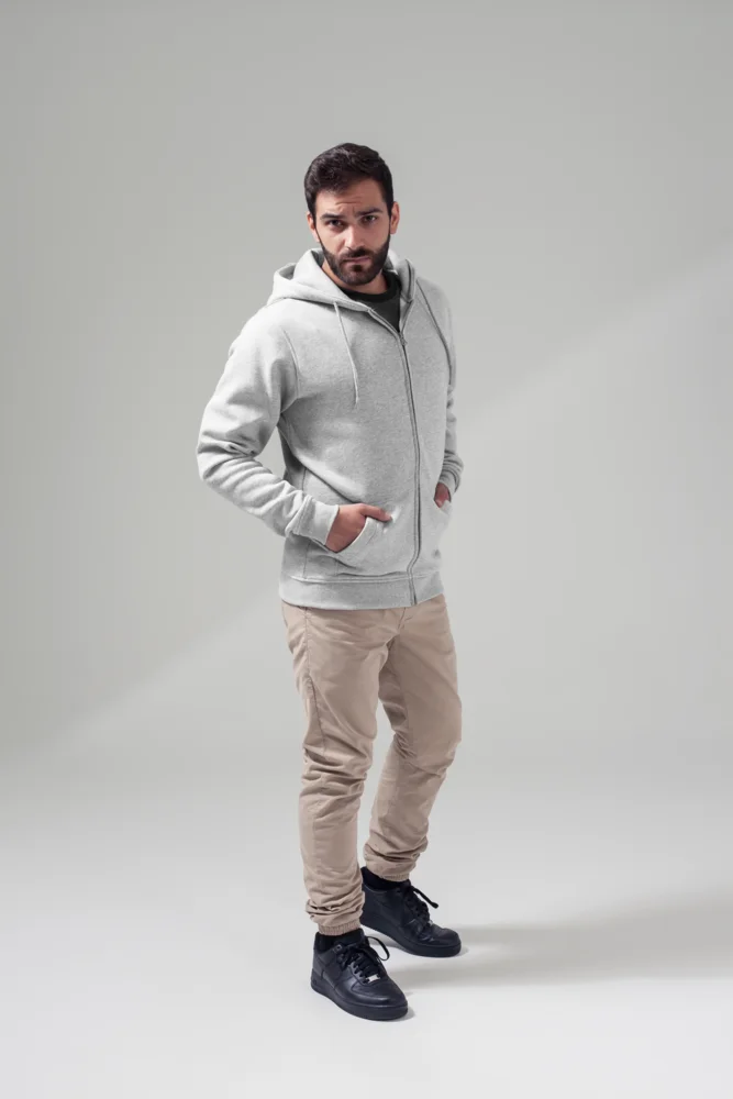 Heavy Hooded Sweat Jacket