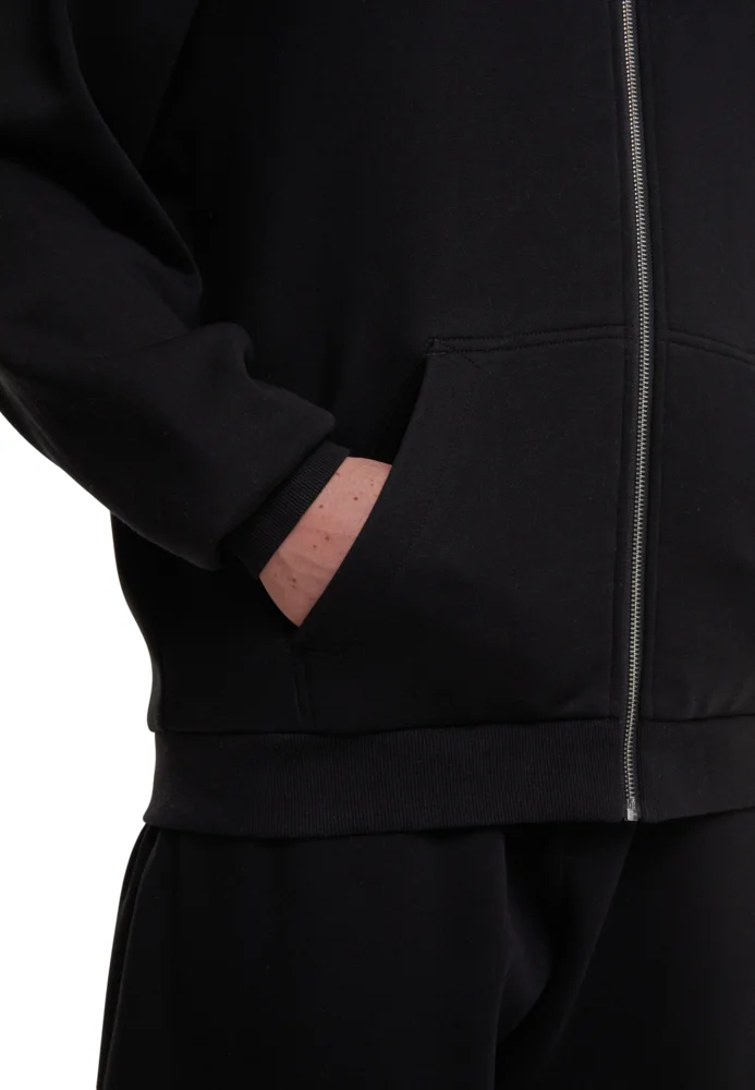 Schwere Kapuzen Sweatjacke "Loose Fit"