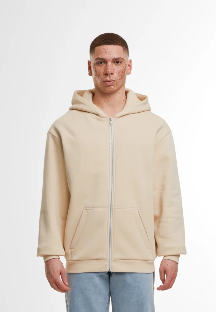 Schwere Kapuzen Sweatjacke "Loose Fit"