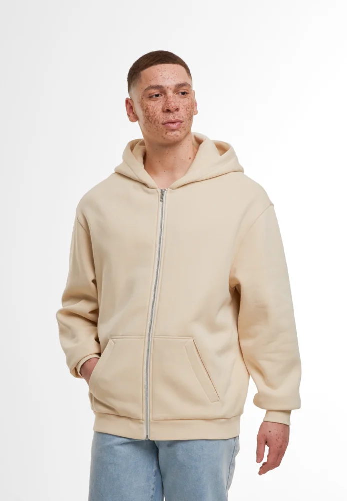 Schwere Kapuzen Sweatjacke "Loose Fit"