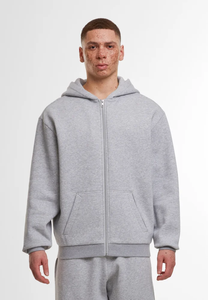 Schwere Kapuzen Sweatjacke "Loose Fit"