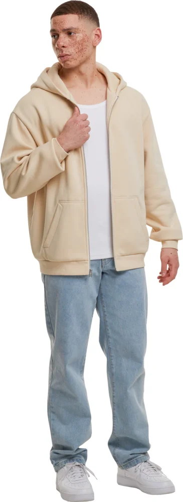 Schwere Kapuzen Sweatjacke "Loose Fit"