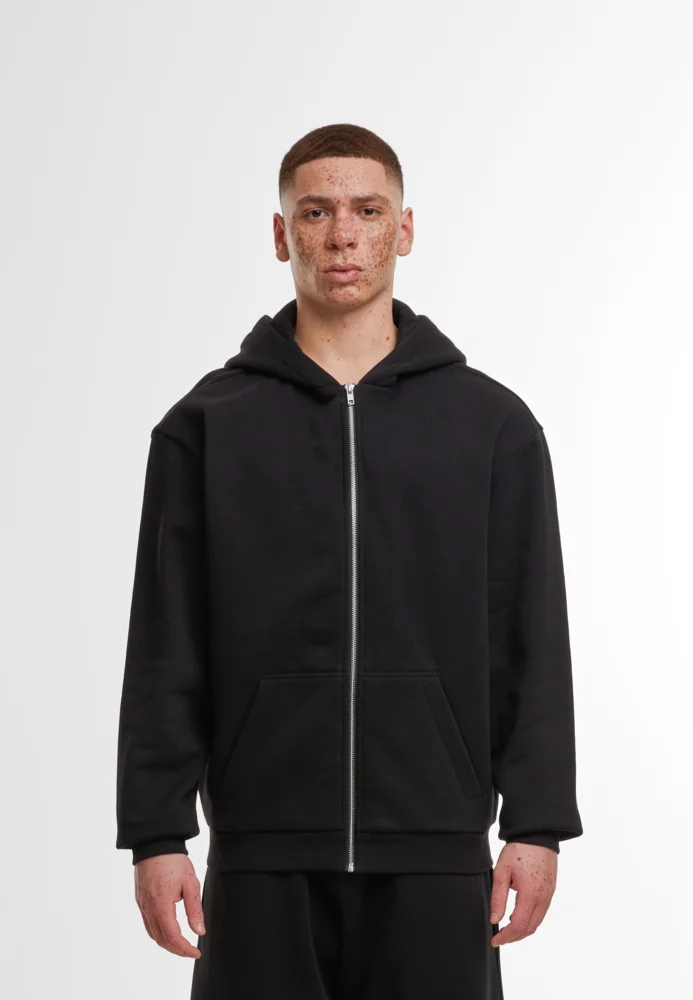 Schwere Kapuzen Sweatjacke "Loose Fit"