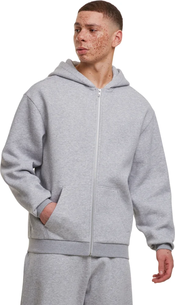 Schwere Kapuzen Sweatjacke "Loose Fit"