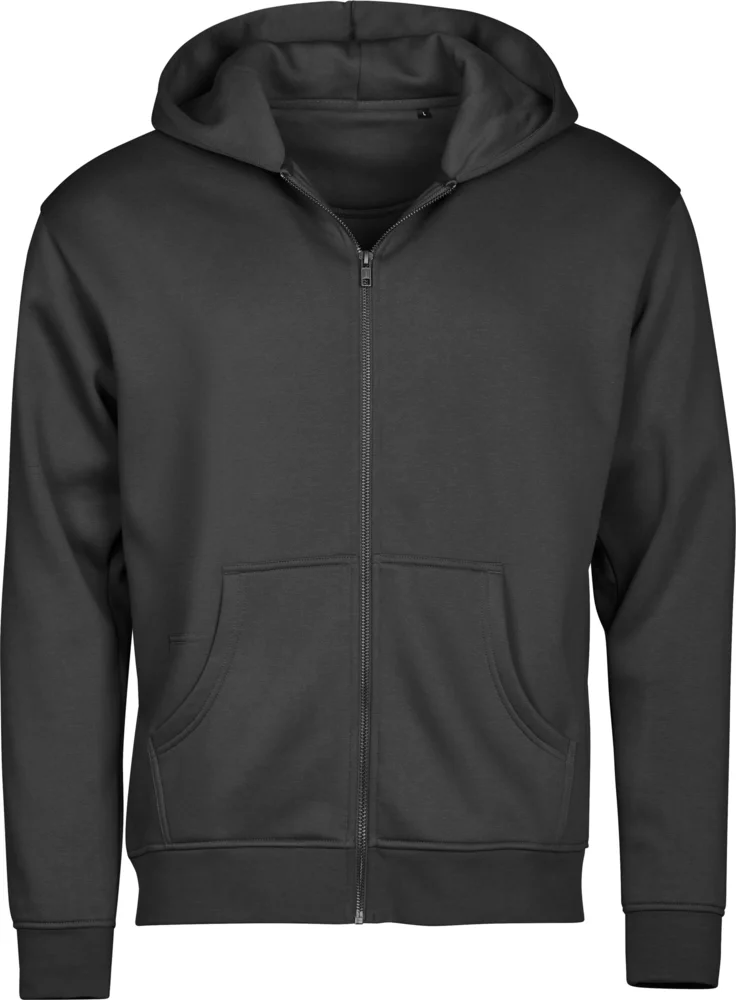 Schwere Kapuzen Sweatjacke "Unlabeled"