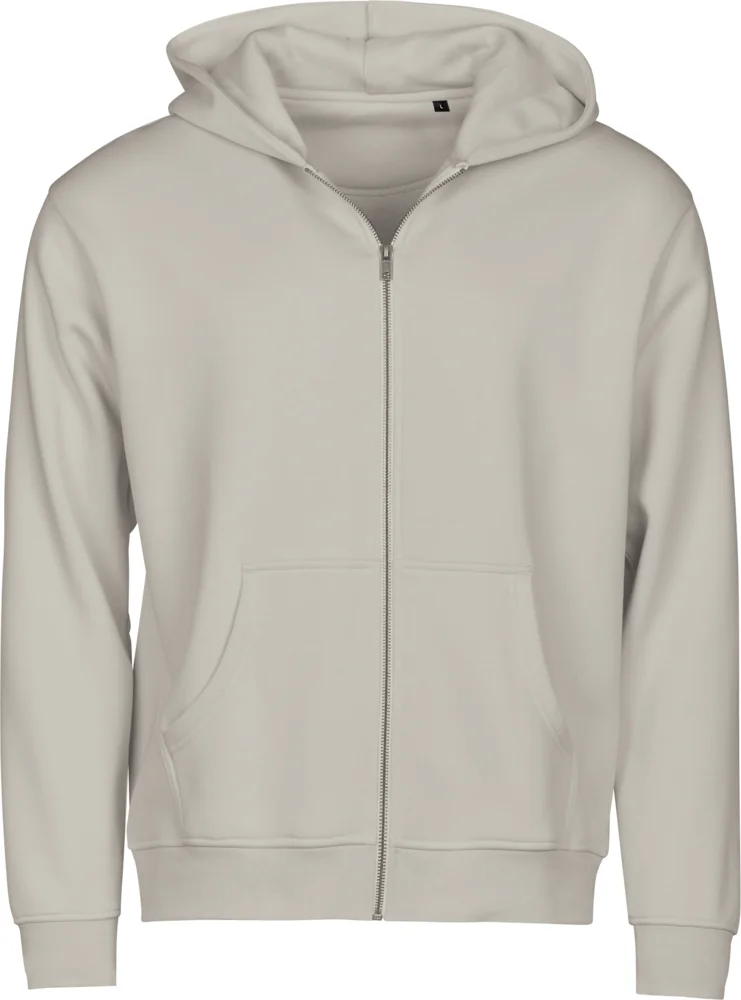 Schwere Kapuzen Sweatjacke "Unlabeled"