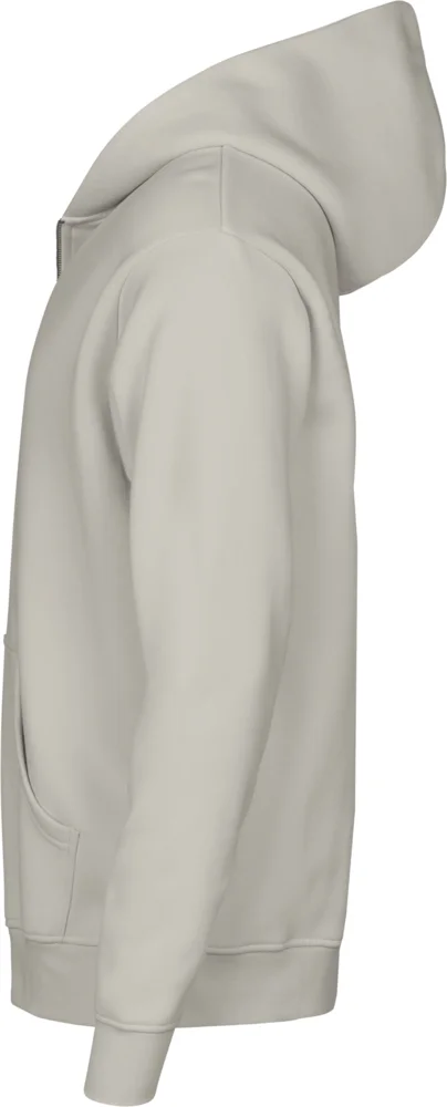 Schwere Kapuzen Sweatjacke "Unlabeled"