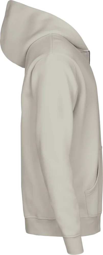 Schwere Kapuzen Sweatjacke "Unlabeled"