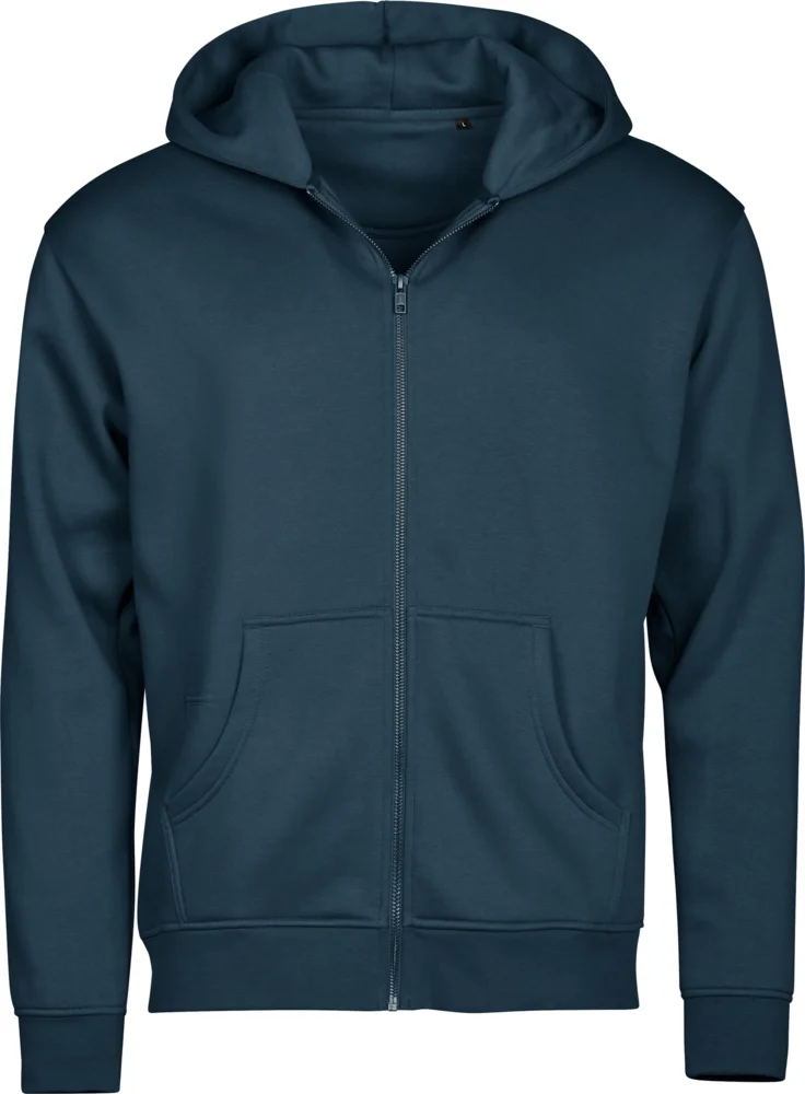 Schwere Kapuzen Sweatjacke "Unlabeled"