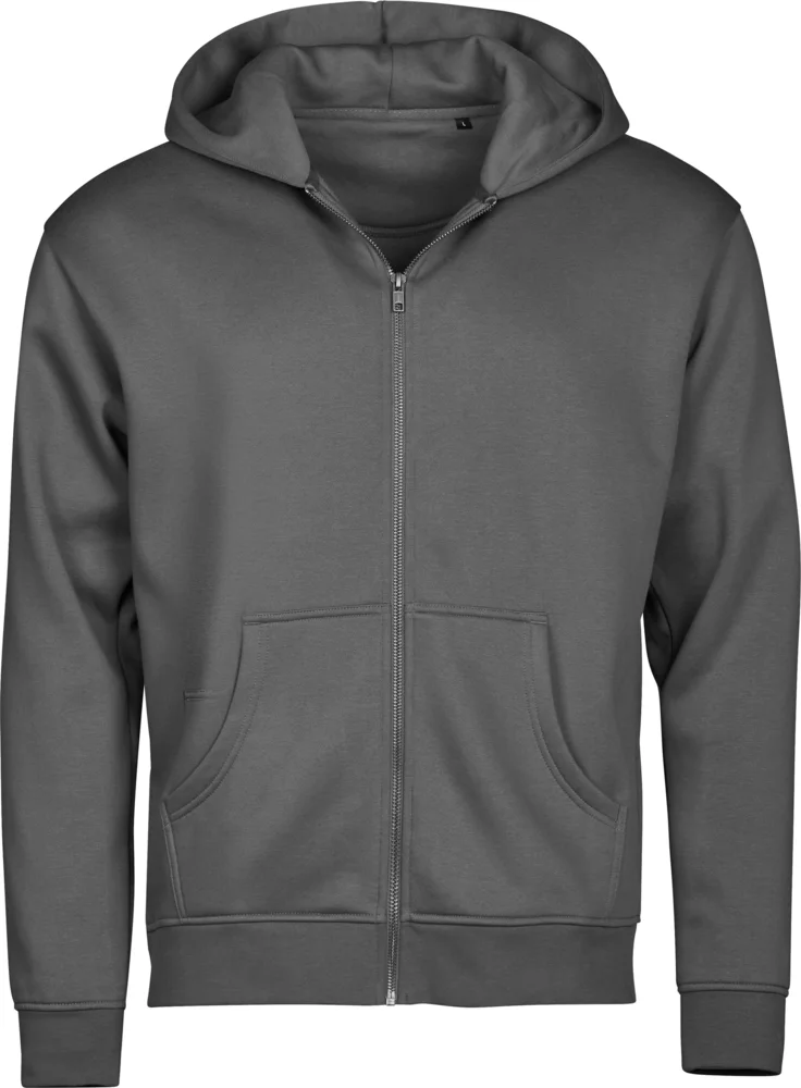 Schwere Kapuzen Sweatjacke "Unlabeled"