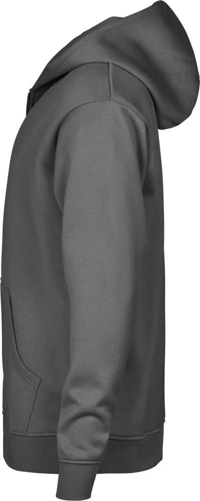 Schwere Kapuzen Sweatjacke "Unlabeled"