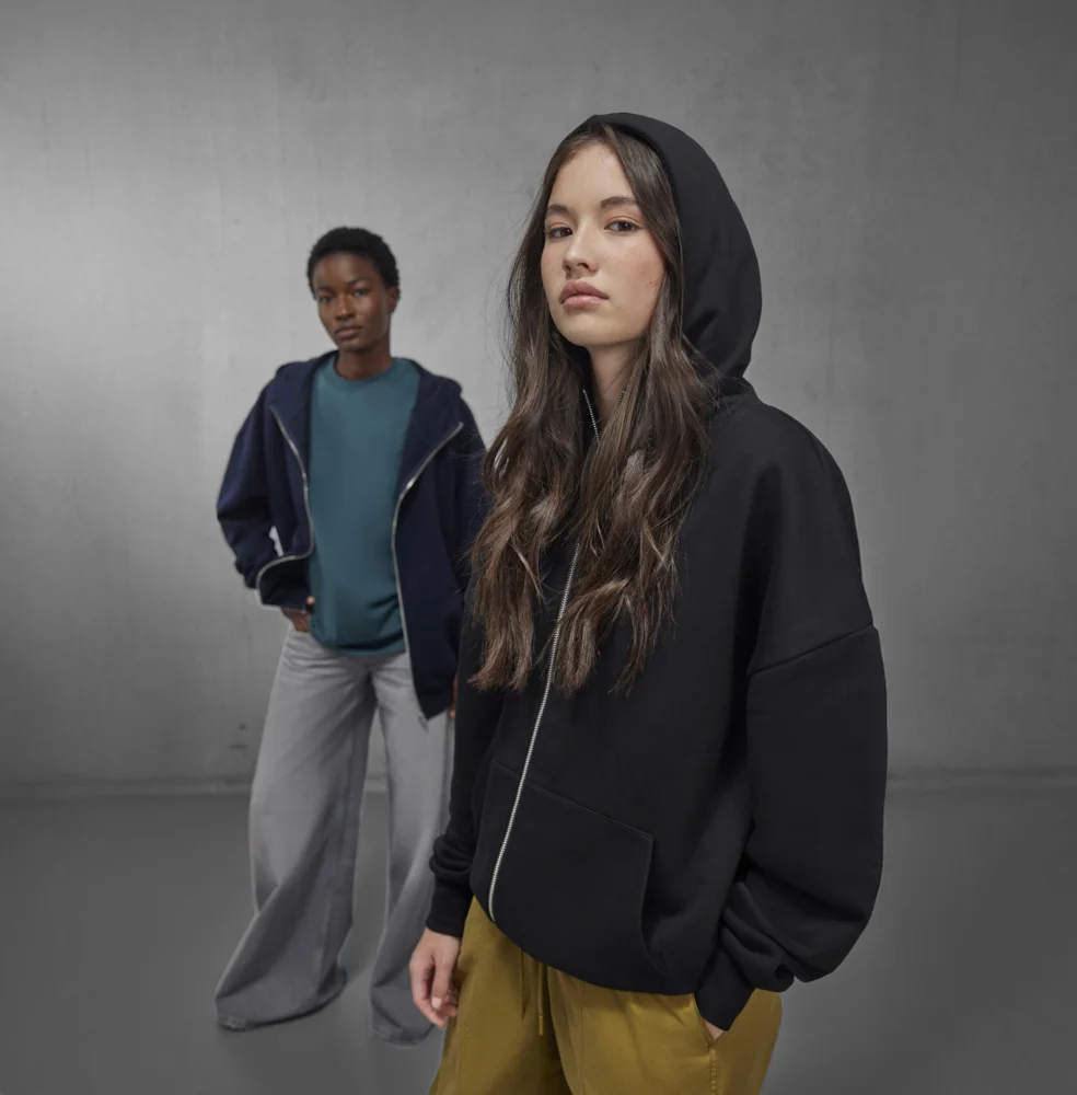 Heavy Oversize Hooded Sweat Jacket