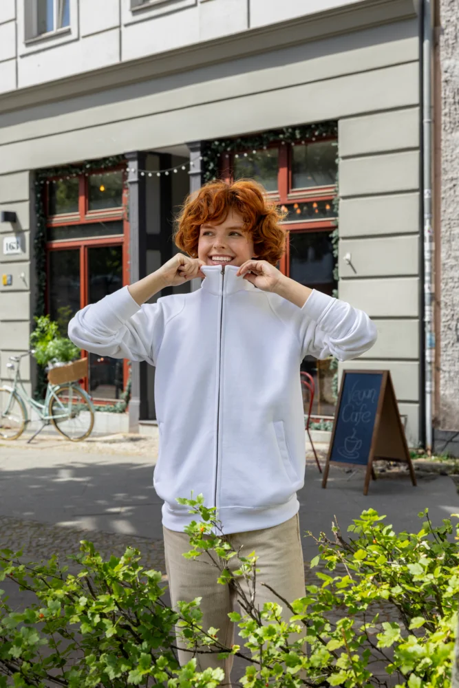 Schwere Sweatjacke