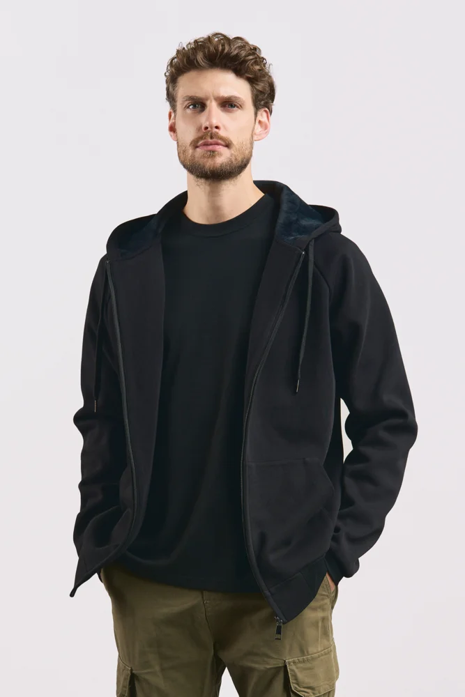 Heavy Unisex Hooded Sweat Jacket