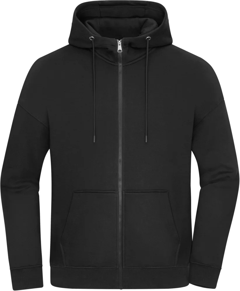 Schwere Unisex Oversize Kapuzen Sweatjacke