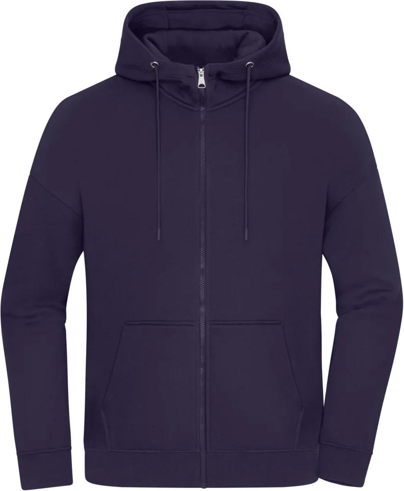 Schwere Unisex Oversize Kapuzen Sweatjacke