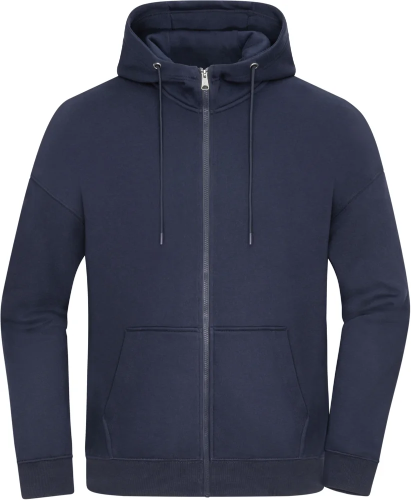 Schwere Unisex Oversize Kapuzen Sweatjacke