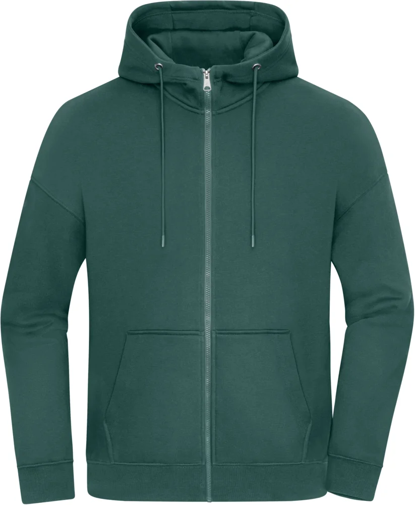 Schwere Unisex Oversize Kapuzen Sweatjacke