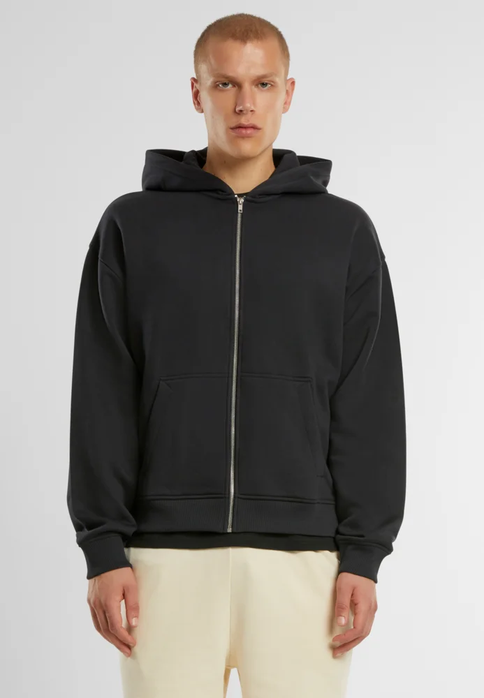 Heavy Unisex Oversize Hooded Sweat Jacket