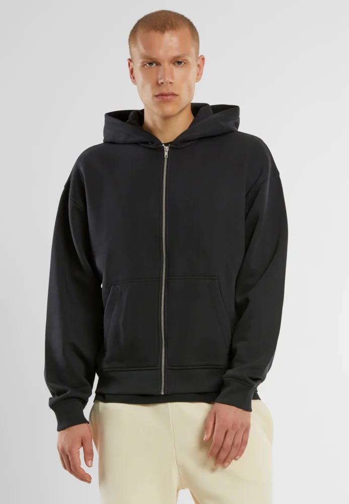 Heavy Unisex Oversize Hooded Sweat Jacket