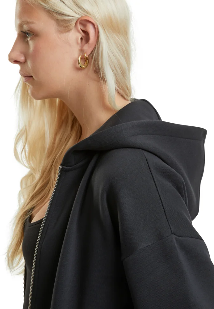 Heavy Unisex Oversize Hooded Sweat Jacket
