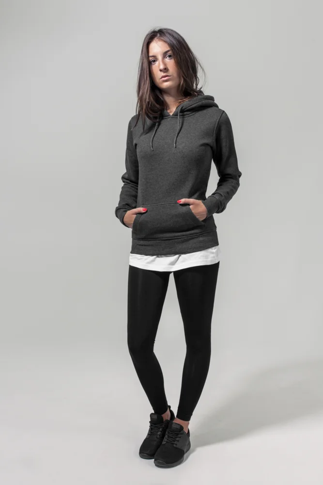 Schwerer Damen Kapuzen Sweater