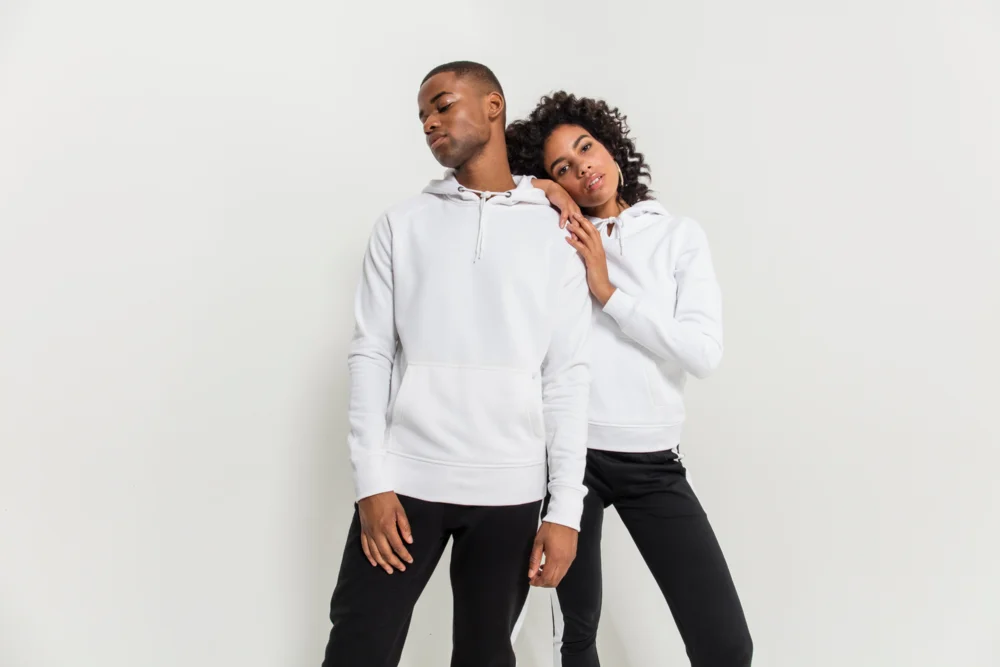 Schwerer Damen Kapuzen Sweater