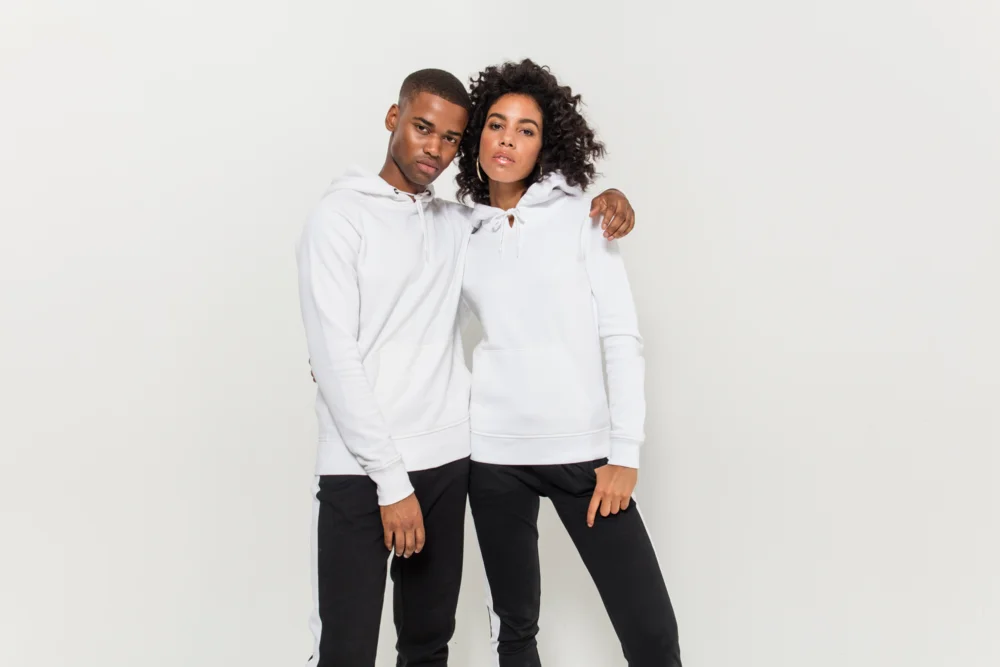Schwerer Damen Kapuzen Sweater