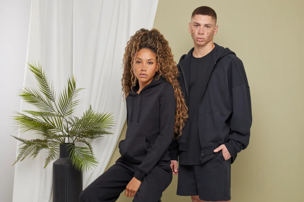 Schwerer Damen Kapuzen Sweater