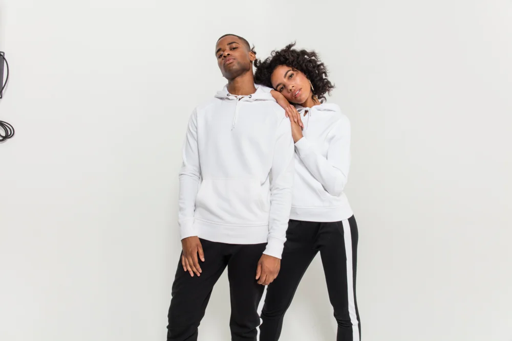 Schwerer Damen Kapuzen Sweater
