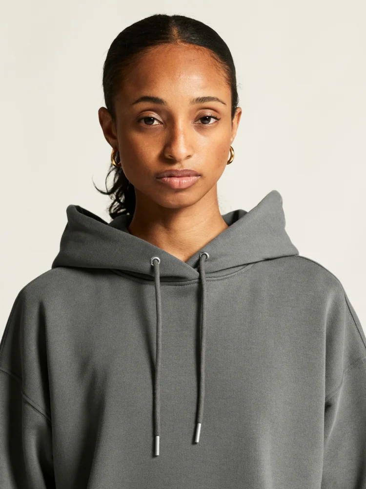 Schwerer Damen Kapuzen Sweater