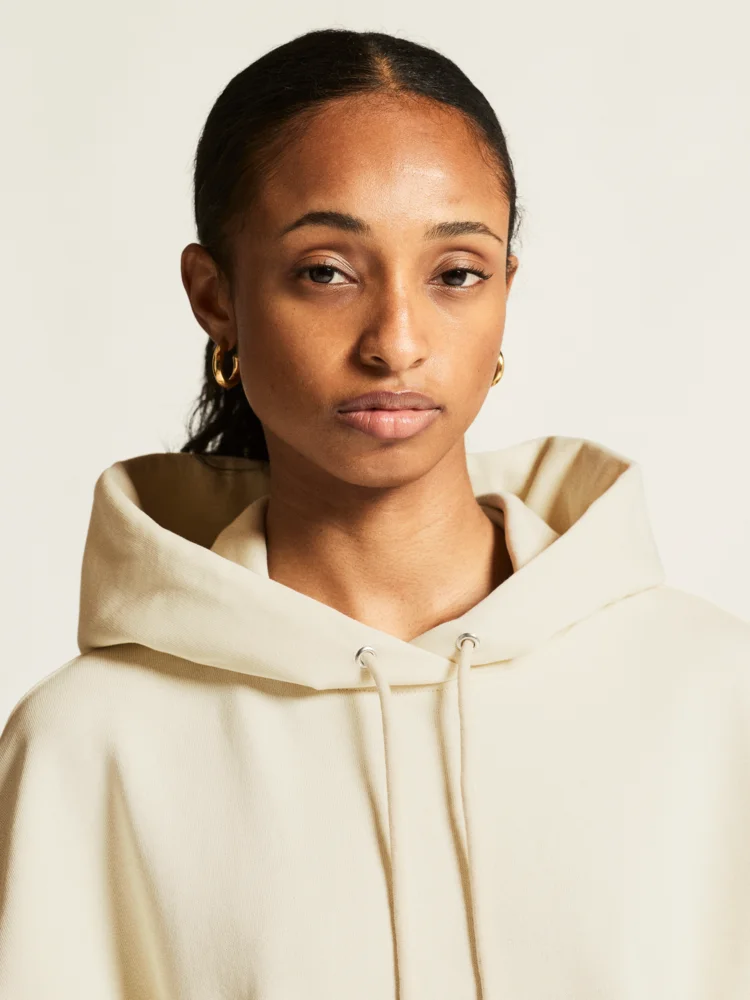Schwerer Damen Kapuzen Sweater