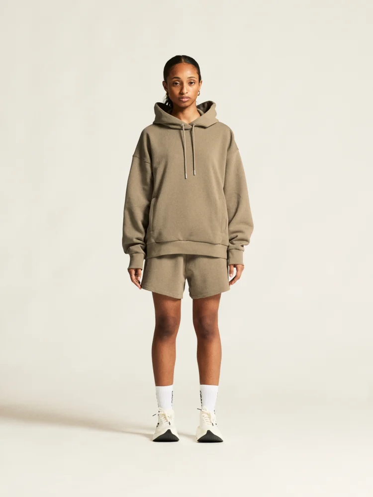 Schwerer Damen Kapuzen Sweater