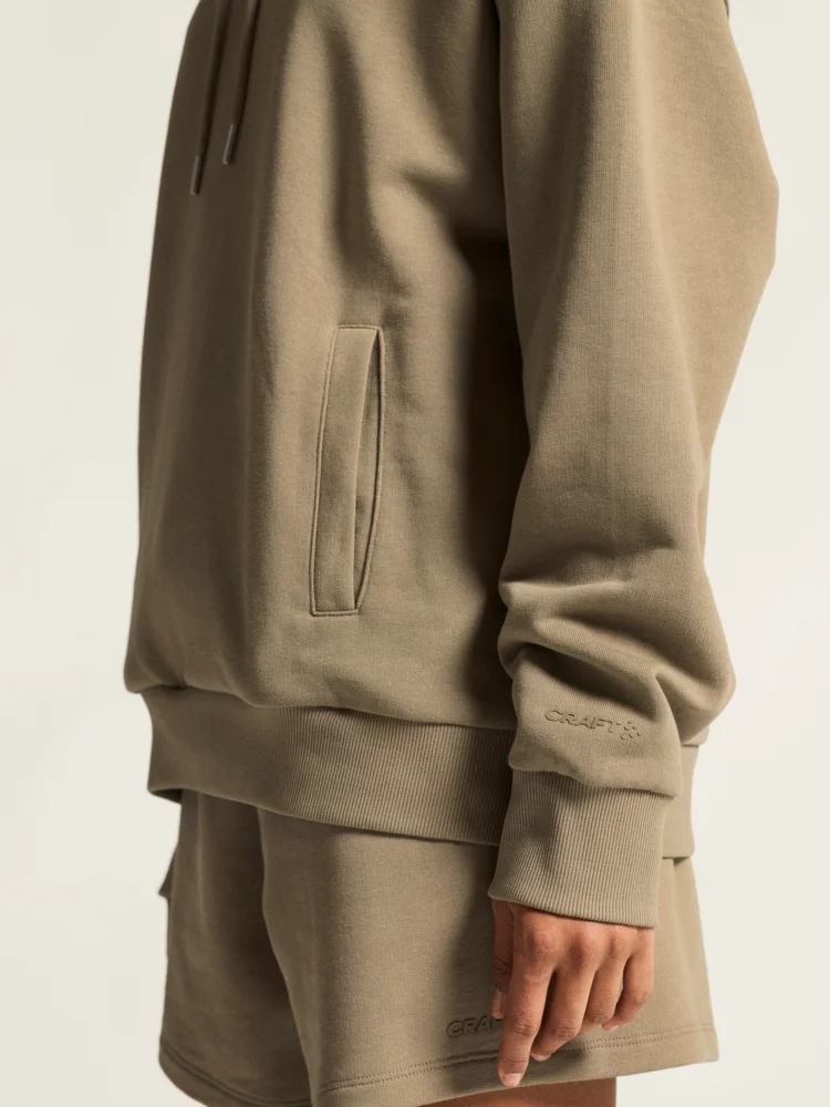 Schwerer Damen Kapuzen Sweater
