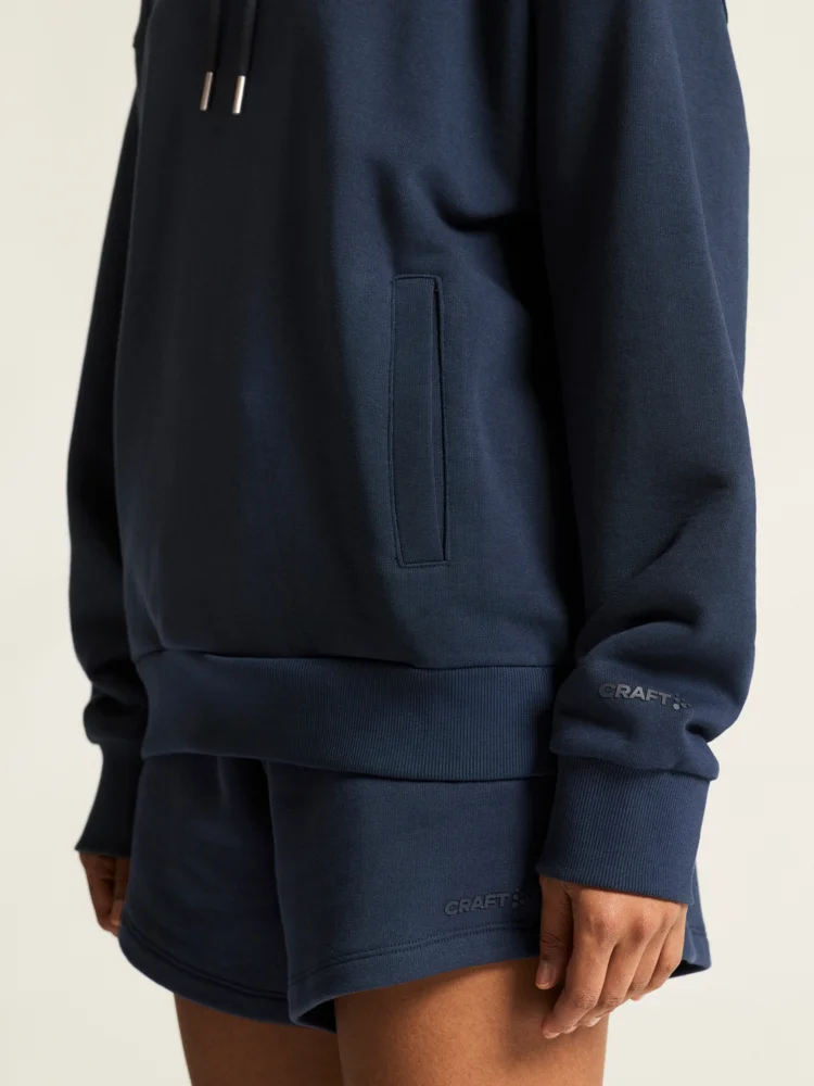 Schwerer Damen Kapuzen Sweater