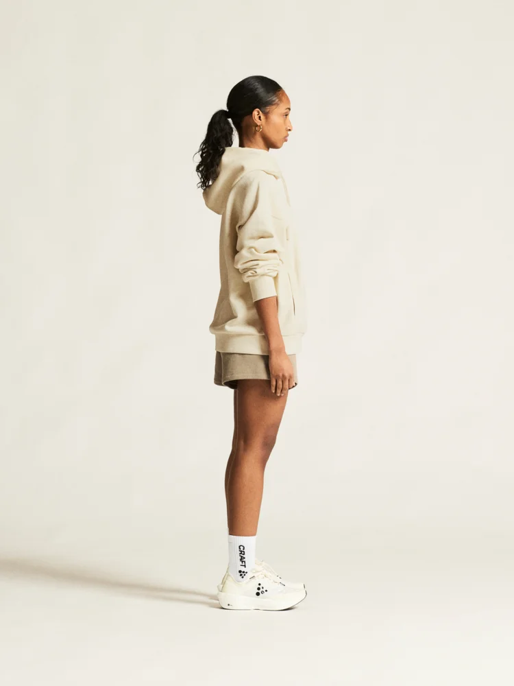 Schwerer Damen Kapuzen Sweater