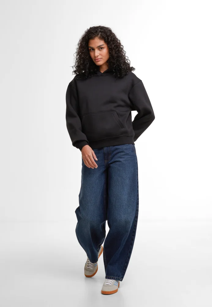 Heavy Ladies' Hooded Sweater "Loose Fit"
