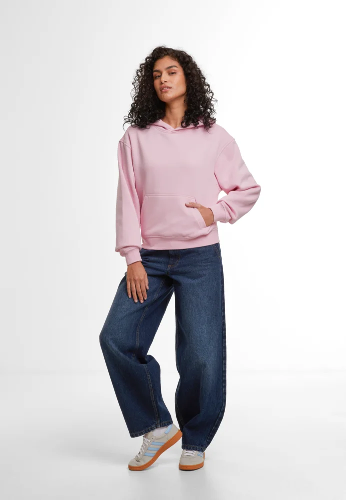 Heavy Ladies' Hooded Sweater "Loose Fit"