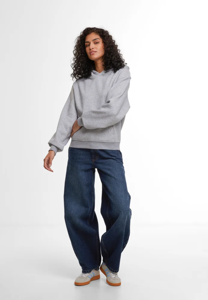 Heavy Ladies' Hooded Sweater "Loose Fit"
