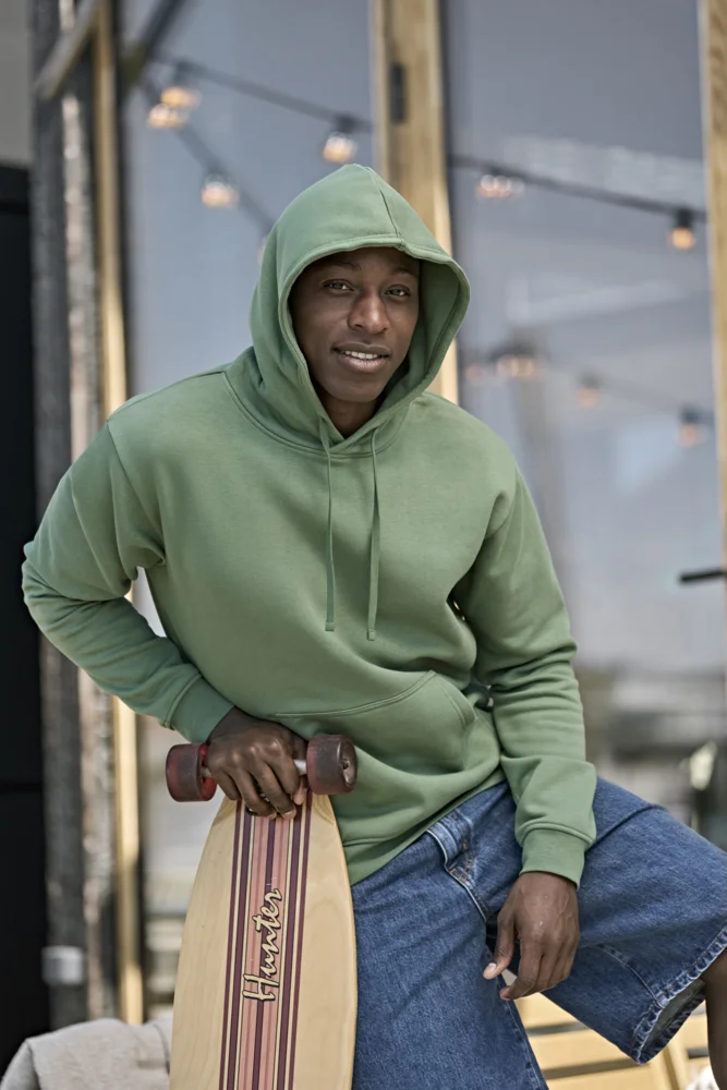 Schwerer Kapuzen Sweater "Unlabeled"