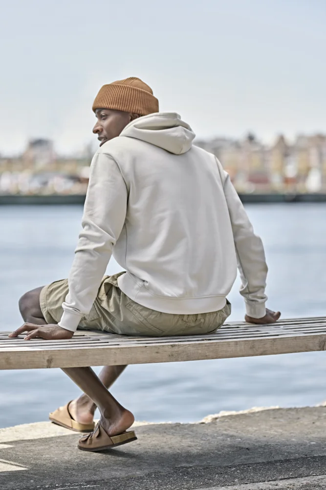 Schwerer Kapuzen Sweater "Unlabeled"