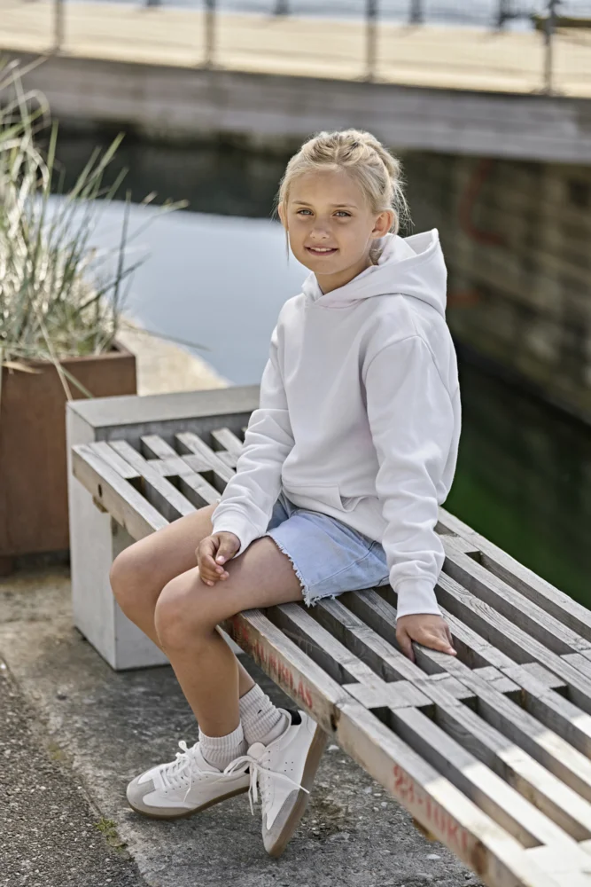 Schwerer Kinder Kapuzen Sweater "Unlabeled"