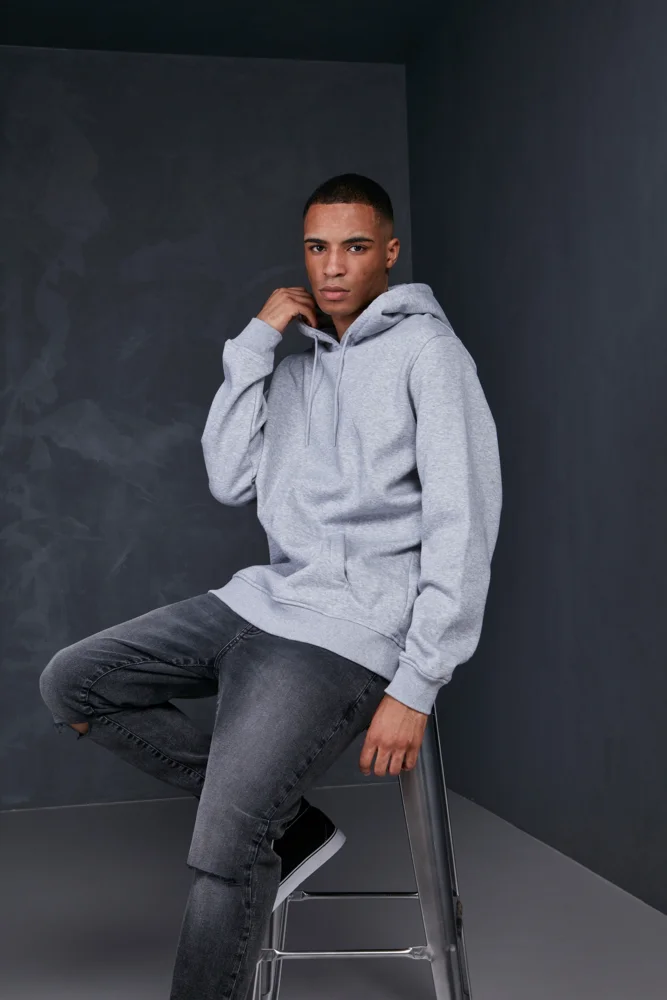 Schwerer Oversize Kapuzen Sweater