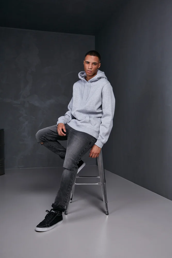 Schwerer Oversize Kapuzen Sweater